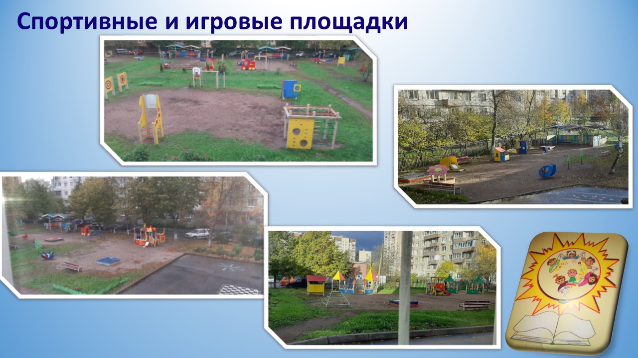 Спортивные и прогулочные площадки